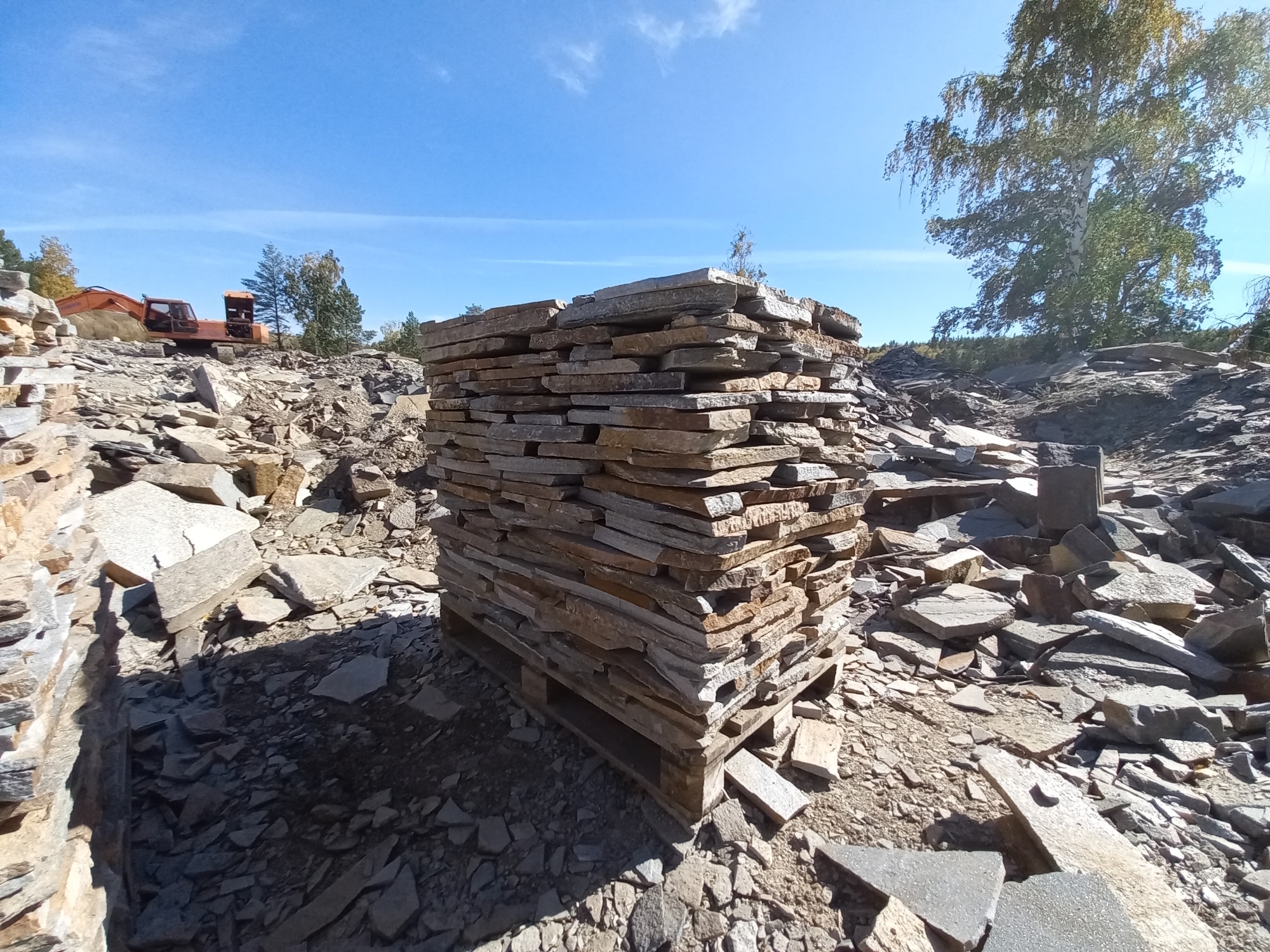 Плитняк златолит серебристый для мощения на бетон купить в Зарайске