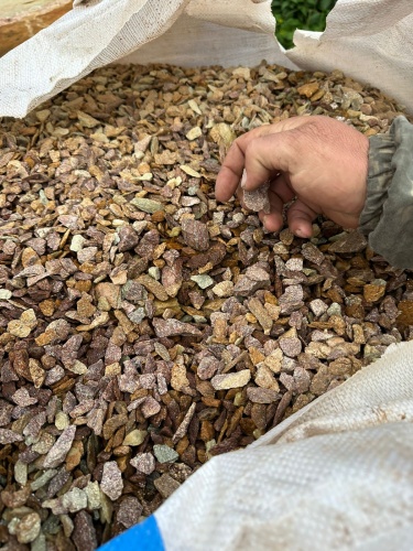 Златолит персиковый декоративная каменная крошка купить в Зарайске