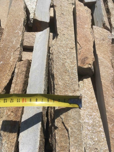 Горбушка златолит золотистый для облицовки купить в Зарайске