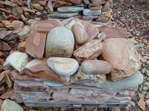 Златолит жёлтый, жёлто-зелёный глыбки и валуны для ланшафтного дизайна купить в Зарайске