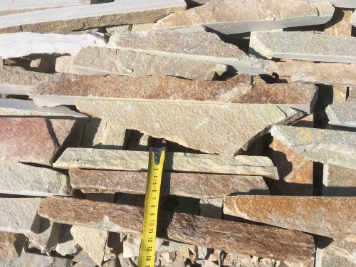 Горбушка златолит золотистый для облицовки купить в Зарайске