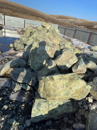 Камни для ландшафтного дизайна зелёные 10-60 килограмм купить в Зарайске