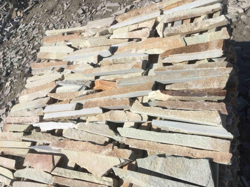 Горбушка златолит золотистый для облицовки купить в Зарайске