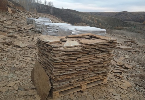 Плитняк кора дерева для цоколя, отмостки купить в Зарайске