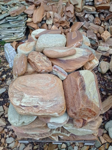 Златолит жёлтый, жёлто-зелёный глыбки и валуны для ланшафтного дизайна купить в Зарайске