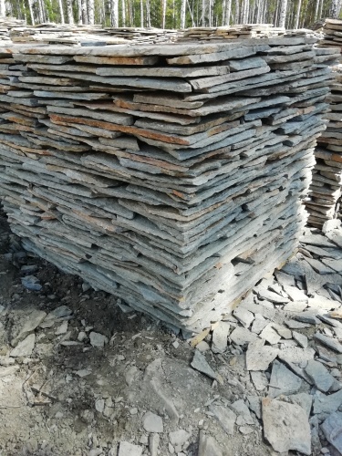 Плитняк златолит Уральский для цоколя, отмостки купить в Зарайске